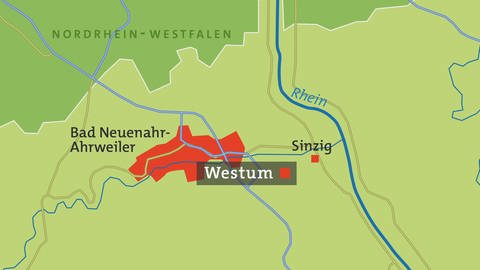Hierzuland Karte Westum (Foto: SWR)