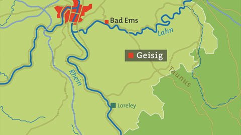 Karte Geisig Rhein-Taunus-Straße (Foto: SWR)
