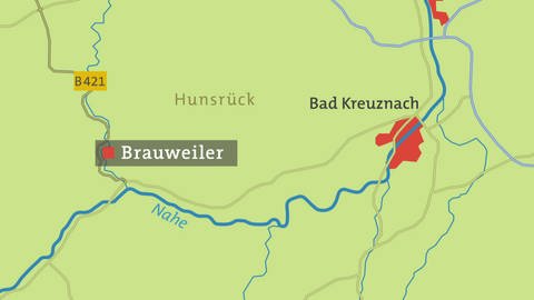 HZL, Brauweiler Hauptstraße, Karte (Foto: SWR)