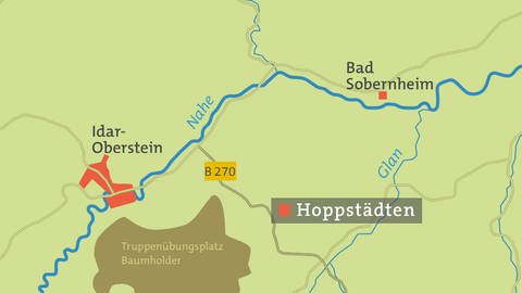 Karte von Hoppstädten (Foto: SWR)