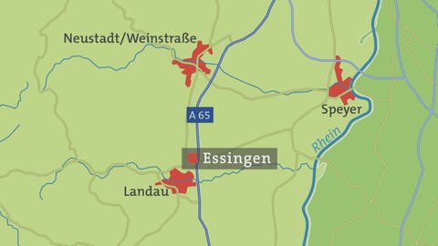 Karte Essingen (Foto: SWR)