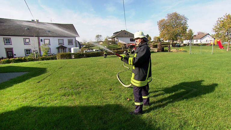 Preischeid - Feuerwehrübung (Foto: SWR)