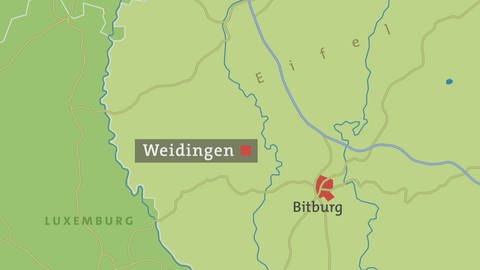 Weidingen Karte (Foto: SWR)