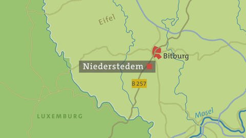 Niederstedem - Karte (Foto: SWR)