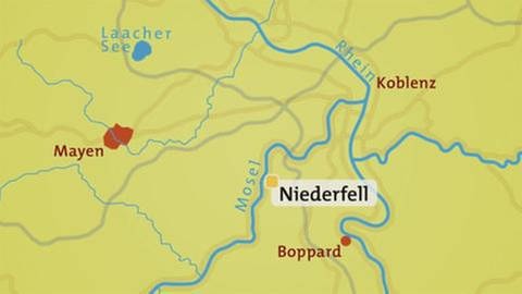 Karte Niederfell (Foto: SWR, SWR -)