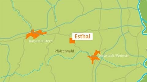 Karte Esthal (Foto: SWR, SWR -)