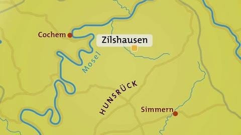 Karte von Zilshausen (Foto: SWR, SWR -)
