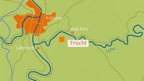 Karte von Frücht (Foto: SWR, SWR -)