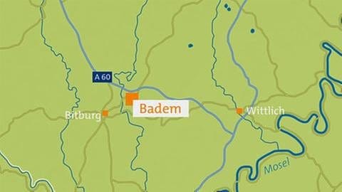 Karte von Badem (Foto: SWR, SWR -)