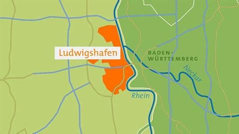 Ludwigshafen - Karte (Foto: SWR, SWR -)