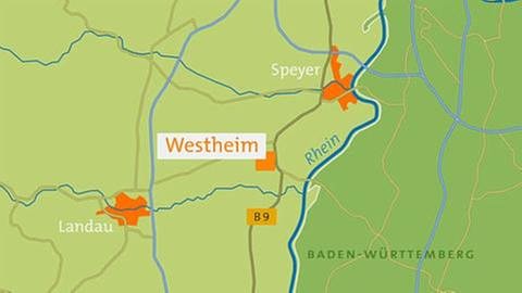 Westheim Karte