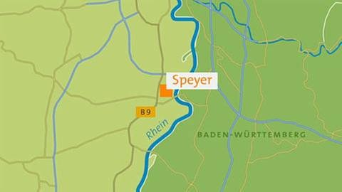 Speyer - Karte (Foto: SWR, SWR -)