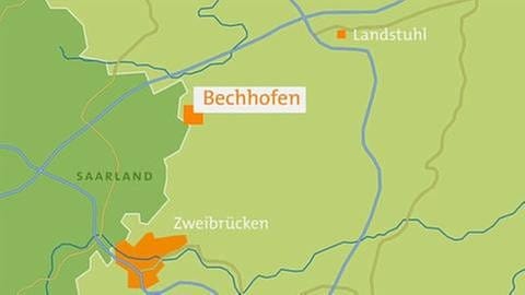 Bechhofen Karte (Foto: SWR, SWR -)