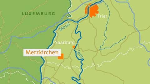 Karte von Merzkirchen (Foto: SWR, SWR -)