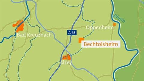 Karte von Bechtolsheim (Foto: SWR, SWR -)