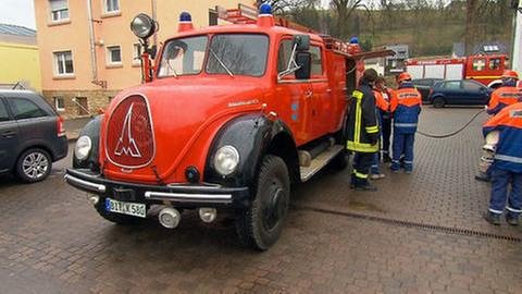 Feuerwehr-Oldtimer, immer noch im Betrieb (Foto: SWR, SWR -)