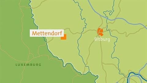 Mettendorf Karte