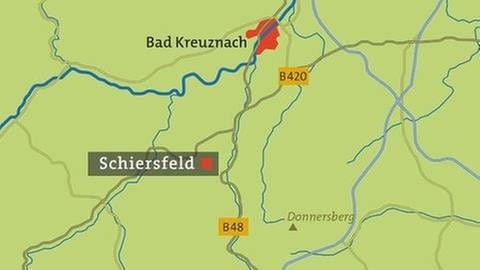Karte von Schiersfeld (Foto: SWR, SWR -)