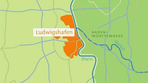 Ludwigshafen Karte (Foto: SWR, SWR -)