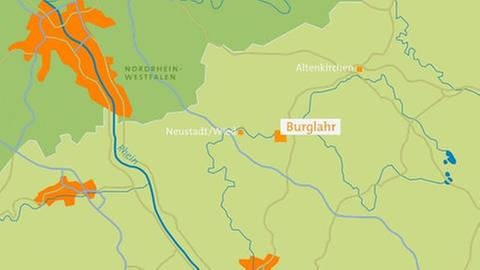 Karte von Burglahr (Foto: SWR, SWR -)