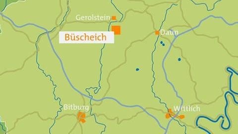 Karte von Büscheich (Foto: SWR, SWR -)