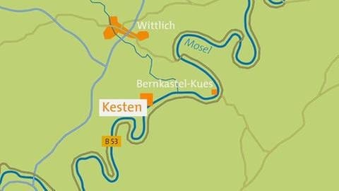 Karte von Kesten (Foto: SWR, SWR -)