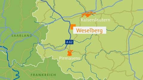 Karte von Weselberg (Foto: SWR, SWR -)