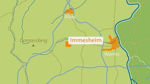 Karte von Immesheim (Foto: SWR, SWR -)