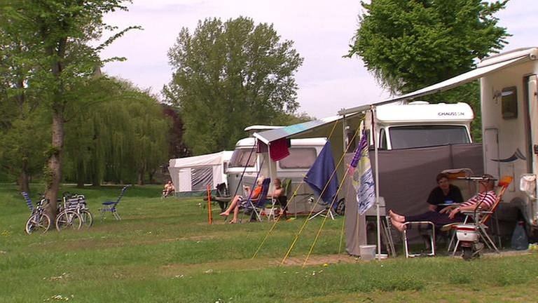 Gut besucht: Der Campingplatz in Echternacherbrück (Foto: SWR, SWR -)