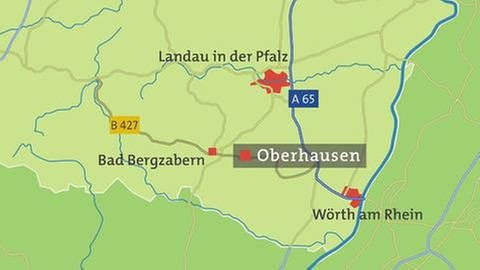 Oberhausen Karte (Foto: SWR, SWR -)