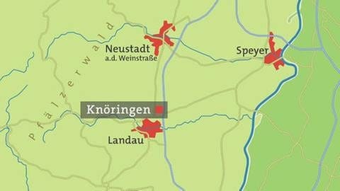 Karte von Knoeringen (Foto: SWR, SWR -)