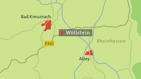 Karte Wöllstein (Foto: SWR, SWR -)