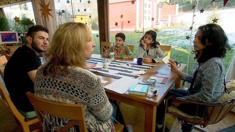 Syrische Kinder beim Deutschunterricht (Foto: SWR, SWR -)