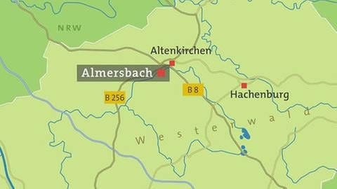 Karte von Almersbach