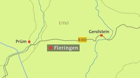 Karte von Fleringen (Foto: SWR, SWR -)