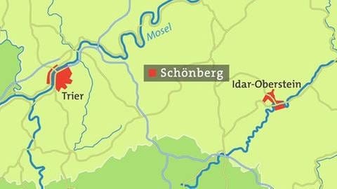 Karte von Schönberg (Foto: SWR, SWR -)