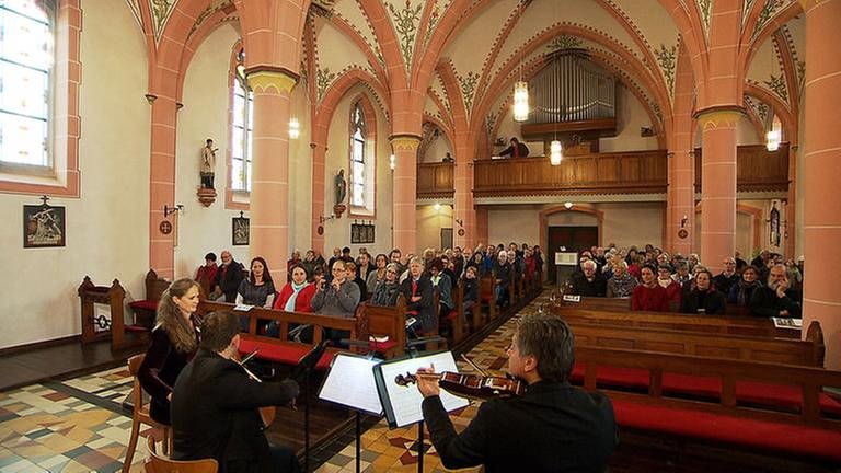 Klassisches Konzert in der katholischen Kirche. (Foto: SWR, SWR -)