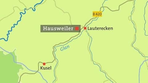 Karte von Hausweiler (Foto: SWR, SWR -)