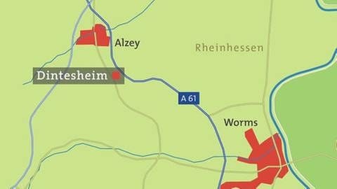 Karte Dintesheim (Foto: SWR, SWR -)