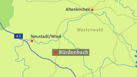 Karte von Bürdenbach (Foto: SWR, SWR -)
