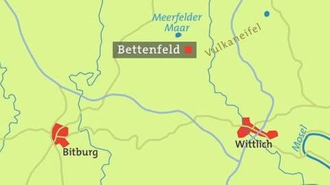 Karte von Bettenfeld (Foto: SWR, SWR -)