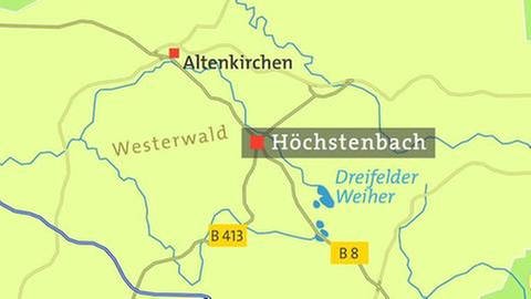 Karte von Höchstenbach (Foto: SWR, SWR -)