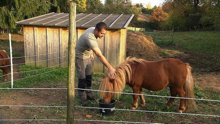 Winterborn Sascha Georges mit Pony (Foto: SWR, SWR -)