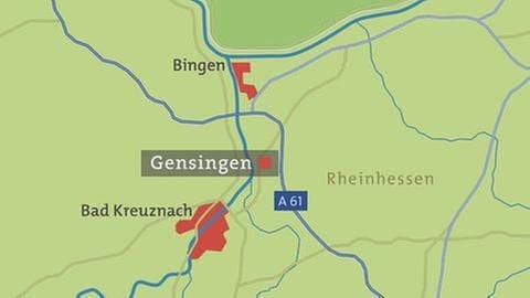 Karte von Gensingen (Foto: SWR, SWR -)