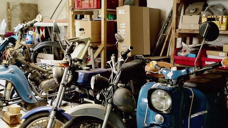Sammlung alter Mopeds (Foto: SWR, SWR -)