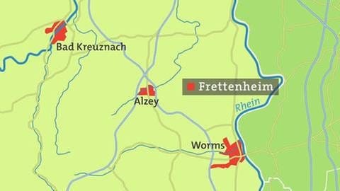Karte Frettenheim (Foto: SWR, SWR -)
