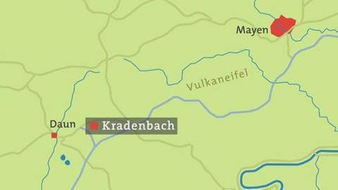 Karte von Kradenbach (Foto: SWR, SWR -)