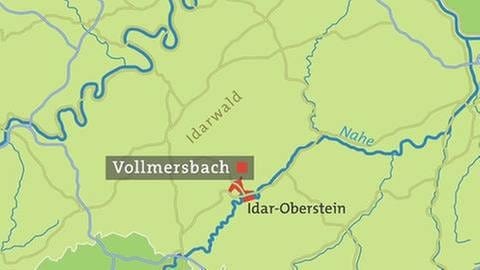 Karte von Vollmersbach (Foto: SWR, SWR -)
