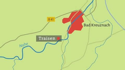 Karte von Traisen (Foto: SWR, SWR -)