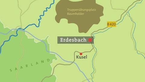 Erdesbach - Karte (Foto: SWR, SWR -)